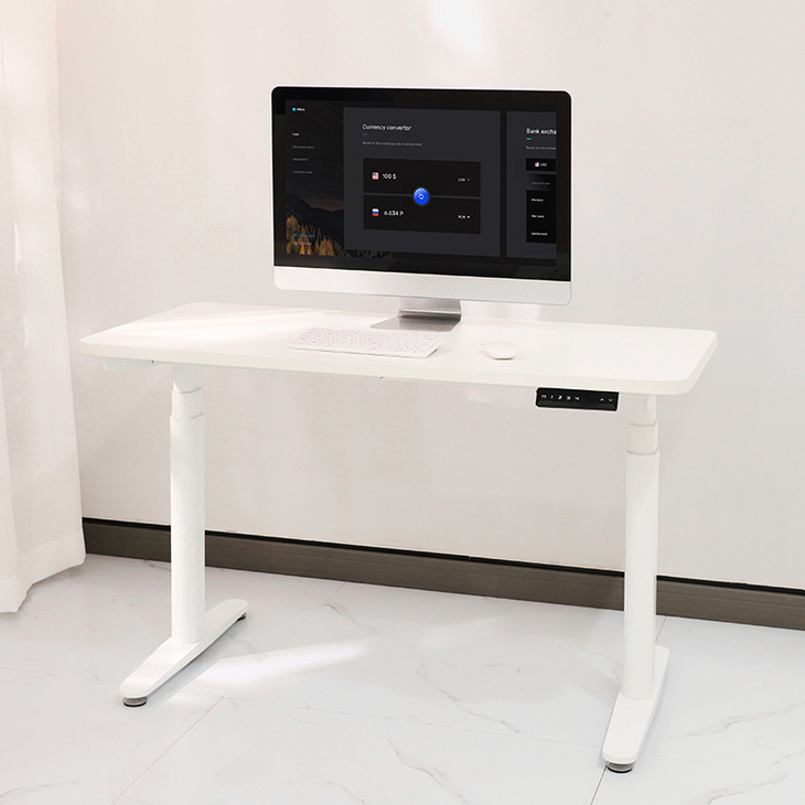 升降桌2CF3电动升降桌架站立式办公桌电脑桌书桌可升降椭圆管桌腿