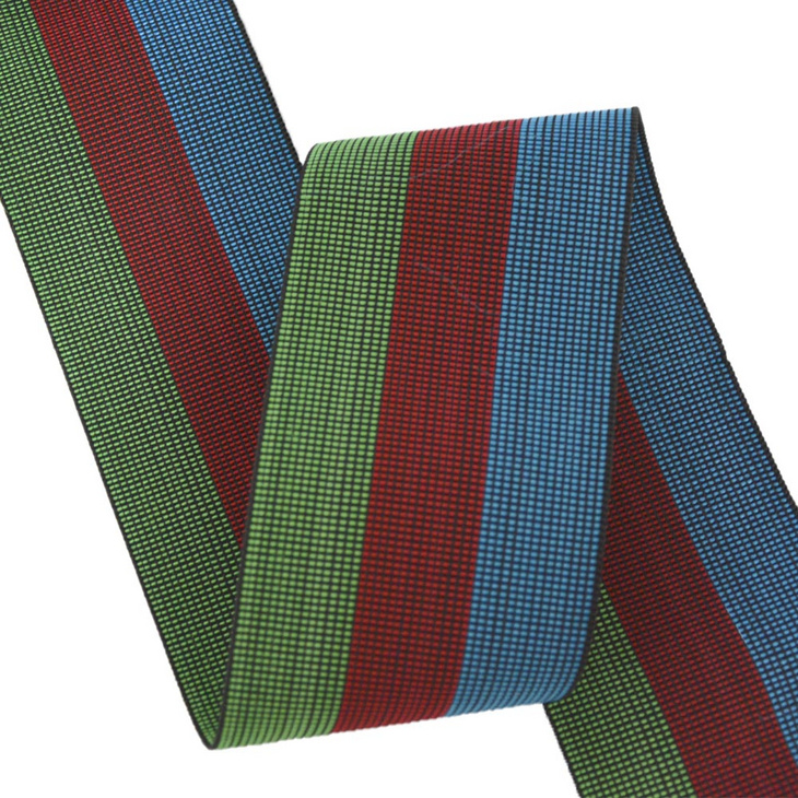 Colorful Sofa elastic webbing tape