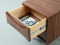 11A-BS-01W bed side table  besides 床頭柜 黑胡桃 Walnut