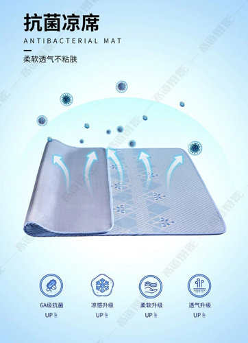 3D花紋涼席