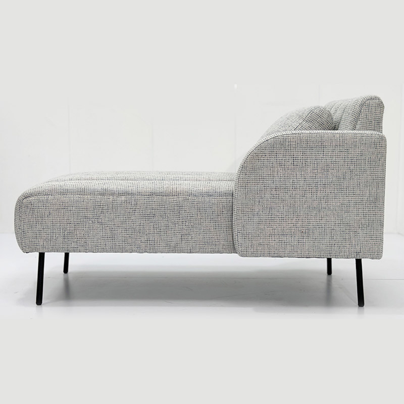 Light luxury chaise longue  Modern simple metal household soft Sofa