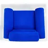 Light luxury single sofa modern simple metal household soft foot chair