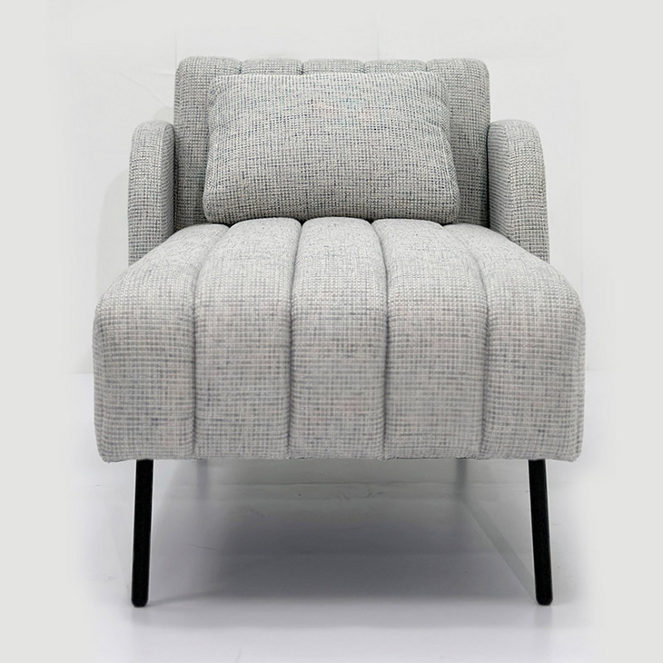轻奢贵妃椅 现代简约金属家用软包沙发LT-U4129