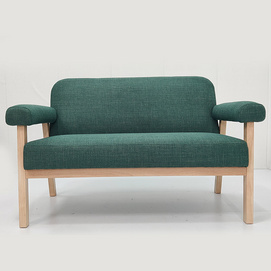 Fabric-covered sofa living room Nordic simple 2 seater sofa