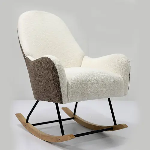 Light luxury single sofa Modern simple metal household soft foot chair