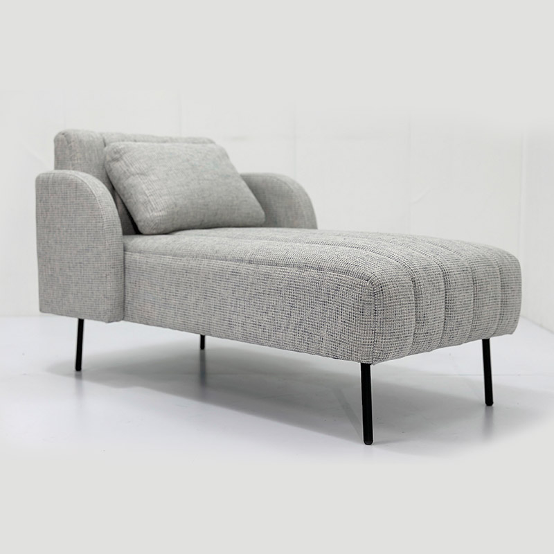 Light luxury chaise longue  Modern simple metal household soft Sofa