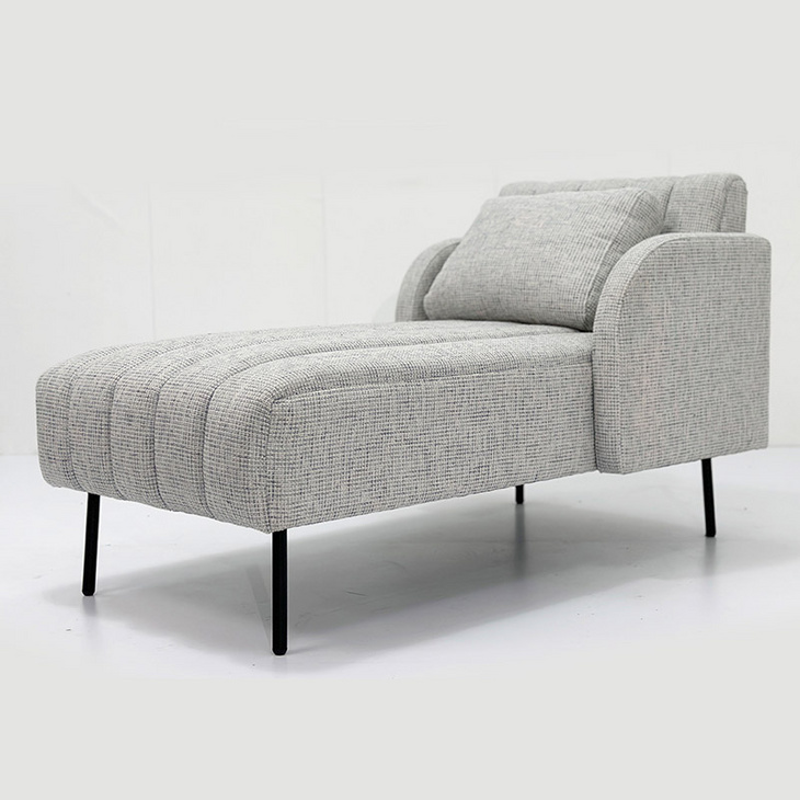 轻奢贵妃椅 现代简约金属家用软包沙发LT-U4129