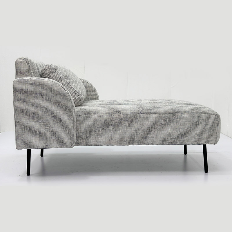 Light luxury chaise longue  Modern simple metal household soft Sofa