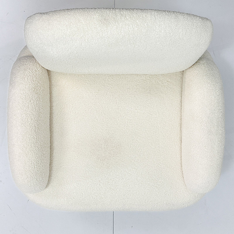 Luxury two person modern simple metal foot upholstered sofaLT-U4072