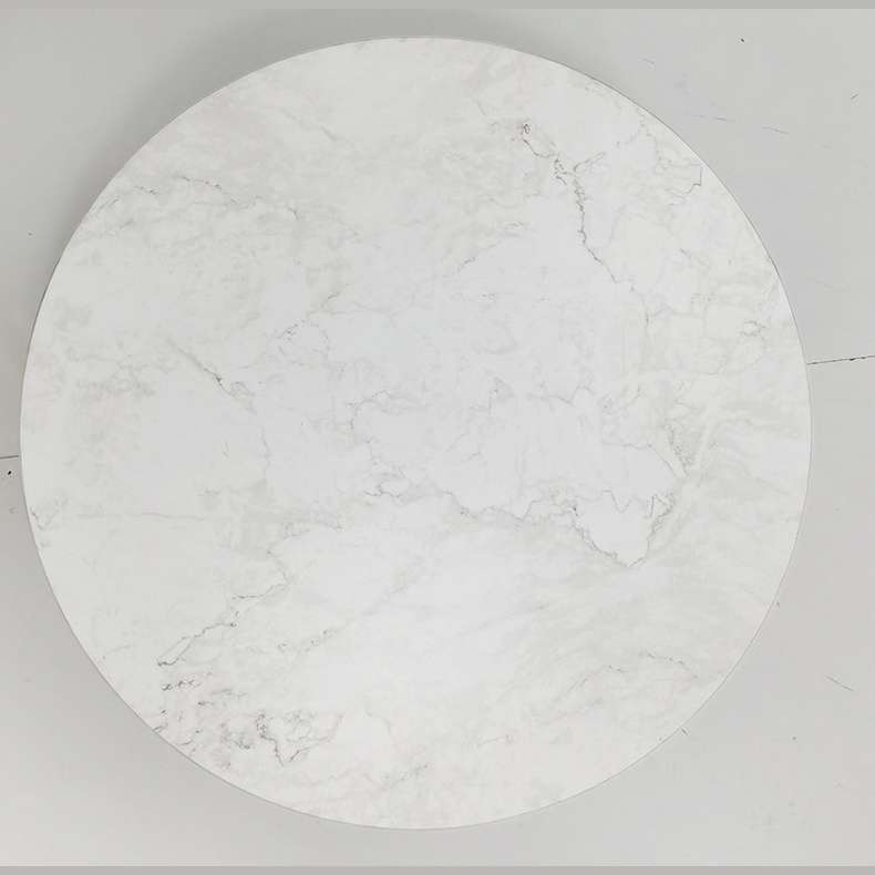 Light luxury coffee table round marble Upscale modern simple Nordic round storage coffee tableLT-U7006