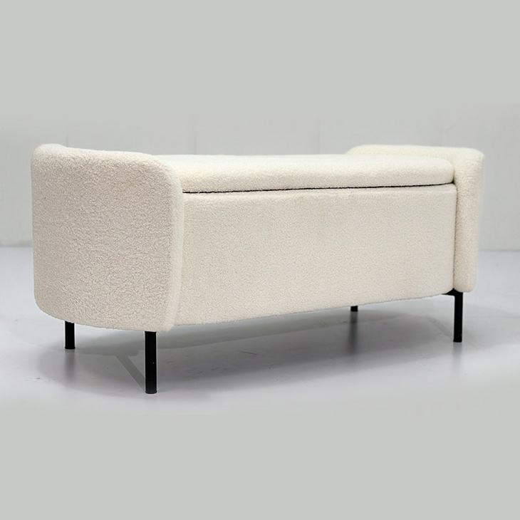 现代简约金属软包储物长条沙发凳软包凳LT-U4106