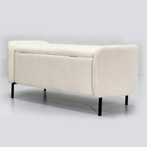 Modern simple metal upholstered storage bench upholstered stoolLT-U4106