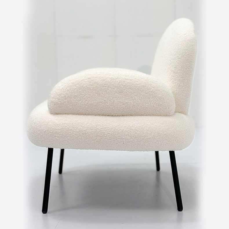Luxury two person modern simple metal foot upholstered sofaLT-U4072