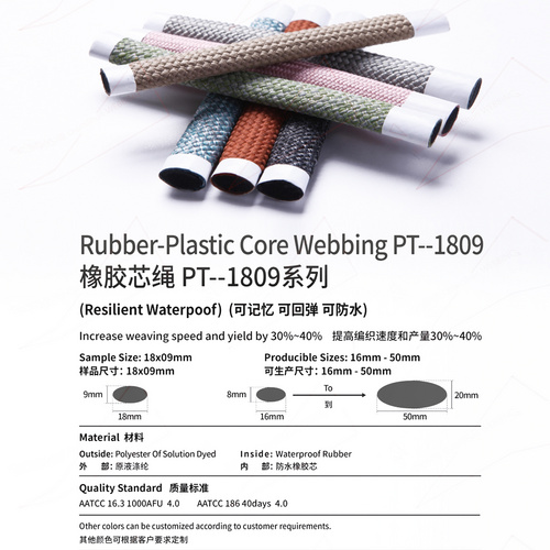 户外家具编绳 橡胶芯绳
