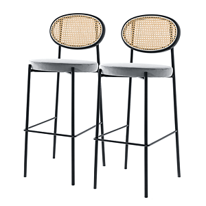 PP RATTAN OUTDOOR BAR CHAIR