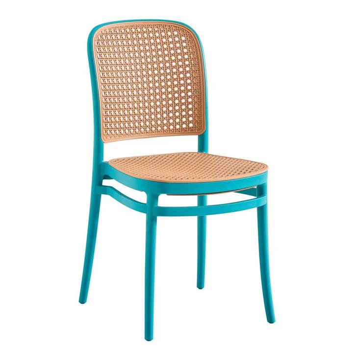 Wicker dining chair