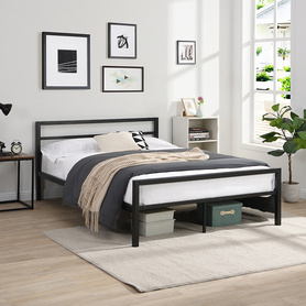 Metal bed frame -city bed