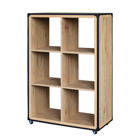 Hollow board six - compartment cabinet