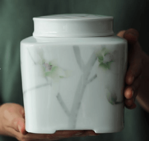 皎皎临风 玉兰茶罐