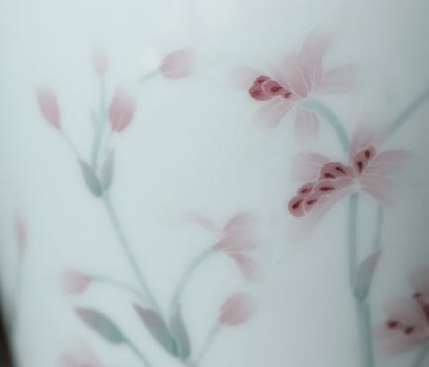悠 兰花茶罐