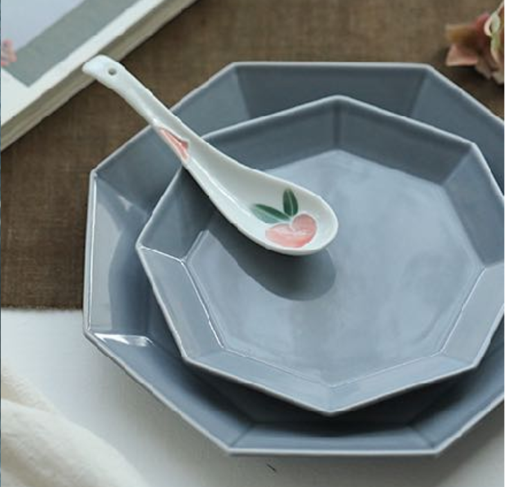 素皿 八角盘