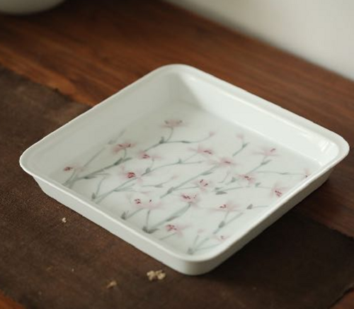 悠 兰花方盘