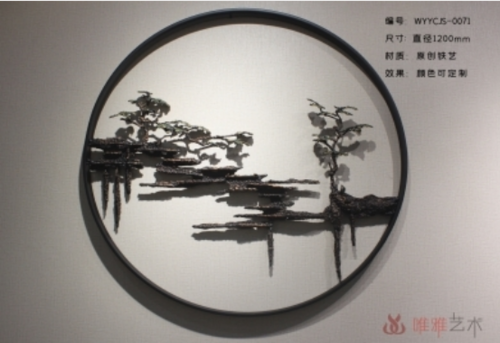 原创铁艺装置画