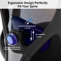 High-Back Computer Chair with Lumbar Support