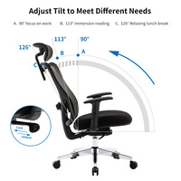 High-Back Computer Chair with Lumbar Support