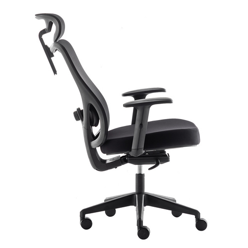 High-Back Computer Chair with Lumbar Support