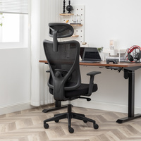 High-Back Computer Chair with Lumbar Support