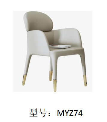 皮质休闲椅