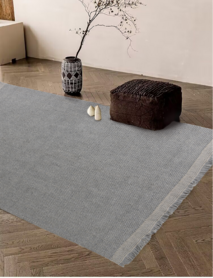 印度手工羊毛地毯-交错