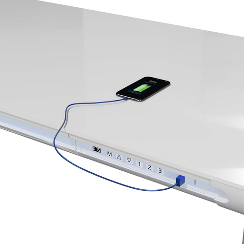 LED燈單電機(jī)圓管鋼化玻璃電動(dòng)桌帶抽屜辦公桌電競桌
