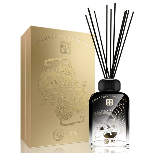 馥范Feel Fragrance X 大观联名品狮狮如意单瓶无火香薰礼盒