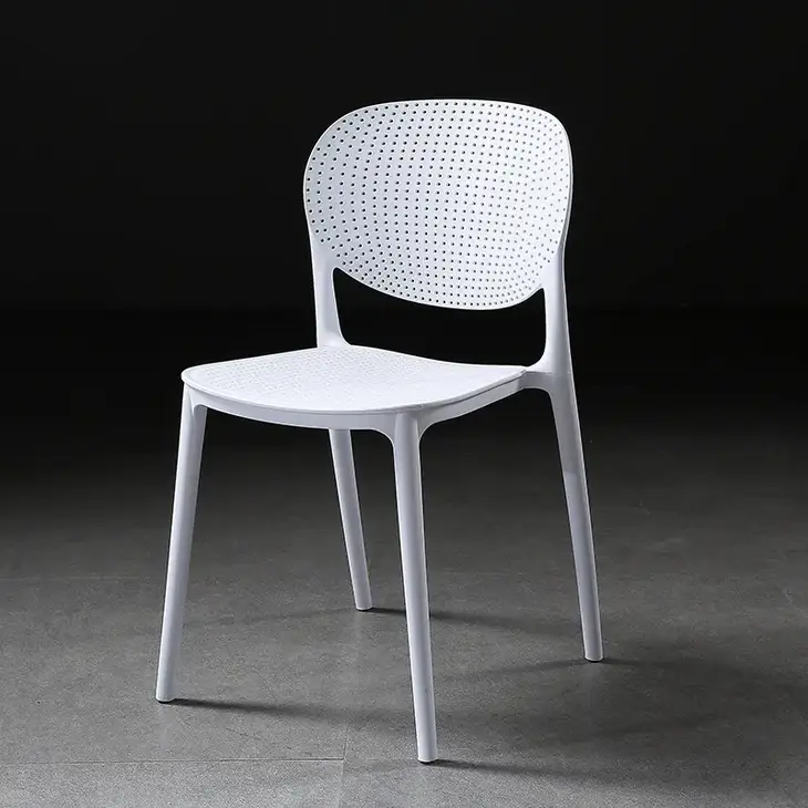 Excellent quality cheap Italian stackable hole back Sillas modern design stackable plastic dining chair restaurant pp chair