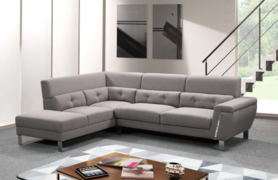 W8035 灰色现代简约布艺沙发