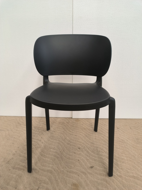 Wholesale Contemporary PP Plastic Dining Chair with Fabric Cushion for Living Room