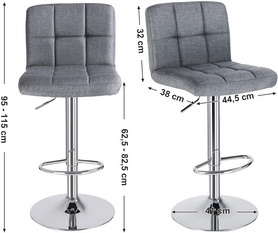 High Chair Swivel Counter Cheap Modern Bar Stool Chairs Luxury Bar Chair For Bar Table