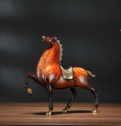 木质雕塑——马