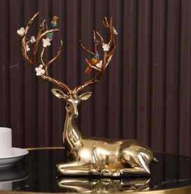 金属雕塑——鹿