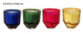 彩色玻璃8.8x9cm系列蜡烛