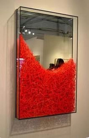 半红镜壁饰