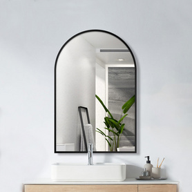 A0004拱形铝框浴室镜