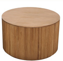 半圆木条型咖啡桌