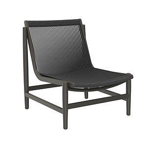 String Lounge Chair-black color