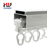 樺煒高品質(zhì)s波重型窗簾軌道銷往德國(guó)易夾卡車房車汽車轉(zhuǎn)角窗簾軌道