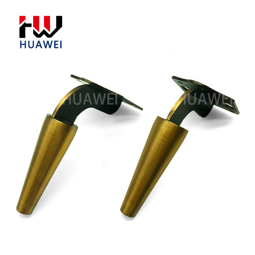 茶几腿高端金色拉丝电视柜脚轻奢餐边柜强承重家具腿沙发脚斗柜脚