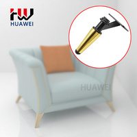 輕奢鐮刀腳刀型柜腳家具腳茶幾腿電視柜支撐腳柜腳五金配件批發(fā)