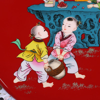 30平蓋果盒-紅-童趣【食品級密胺內(nèi)盒】
